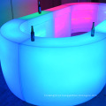 Impermeável de controle remoto IR levou bar decoração de mesa mobiliário iluminação Flash mudança de cor do RGB
